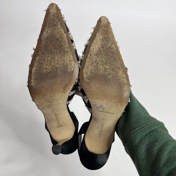 Manolo Blahnik Carolyne Slingback Heels 40.5 - Picture 8 of 9